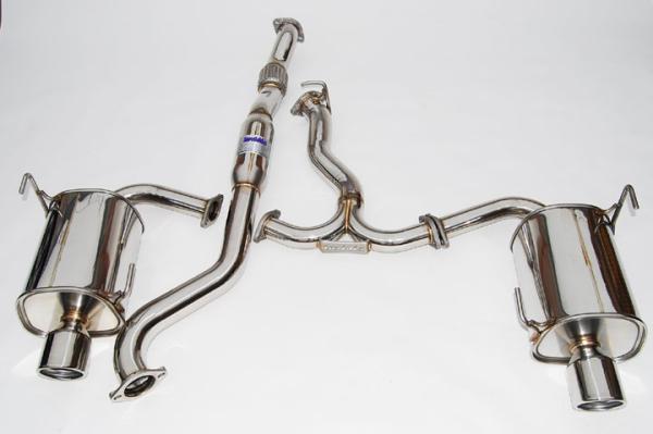 Invidia 08-09 WRX Sedan Q300 Dual Stainless Steel Tip Cat-back - HS08SW4GT3