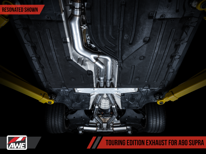 AWE 2020 Toyota Supra A90 Resonated Touring Edition Exhaust - - 3015-32118-C-Dub Tech