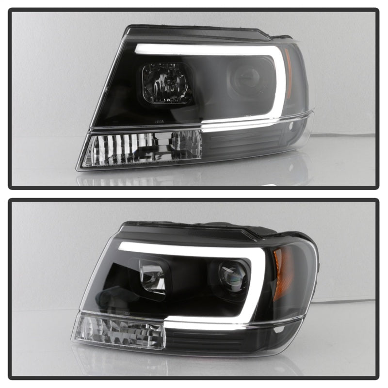 Spyder 99-04 Jeep Grand Cherokee Projector Headlights - Light Bar - 5085221