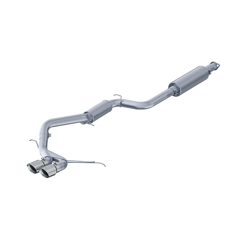 MBRP Aluminized Steel 3 Inch Cat Back Exhaust System Dual Center Outlet For 13-18 Ford Focus ST 2.0L EcoBoost