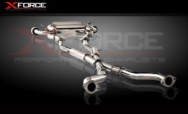 XForce Nissan 370Z 2009-On Stainless Steel 2.5" Cat-Back System Nissan 370Z 2009-2017