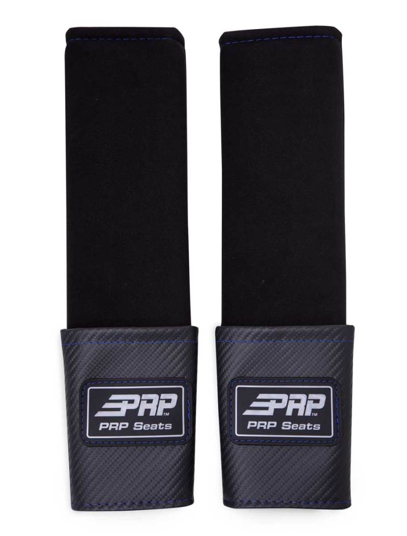 PRP Seatbelt Pads w/Pocket - Blue Trim - H61-BLUE