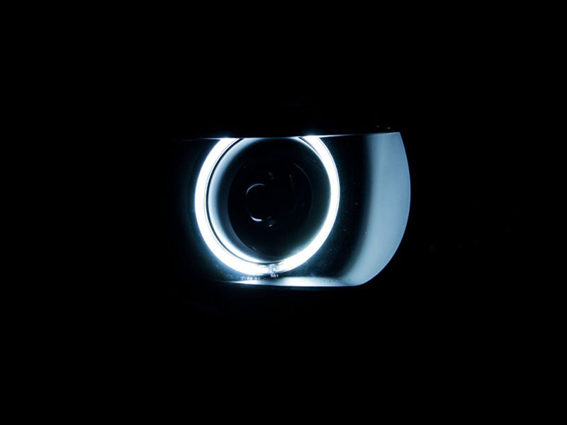 ANZO 2010-2013 Chevrolet Camaro Projector Headlights w/ Halo Black (CCFL) - 121312-C-Dub Tech