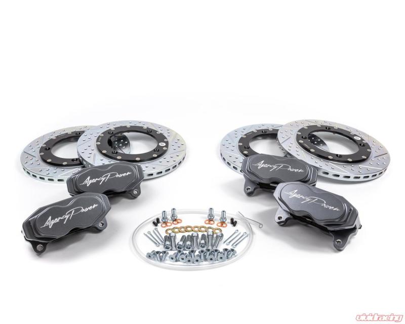 Agency Power Big Brake Kit Front and Rear Graphite Gray - AP-BRP-X3-460-GRY-C-Dub Tech