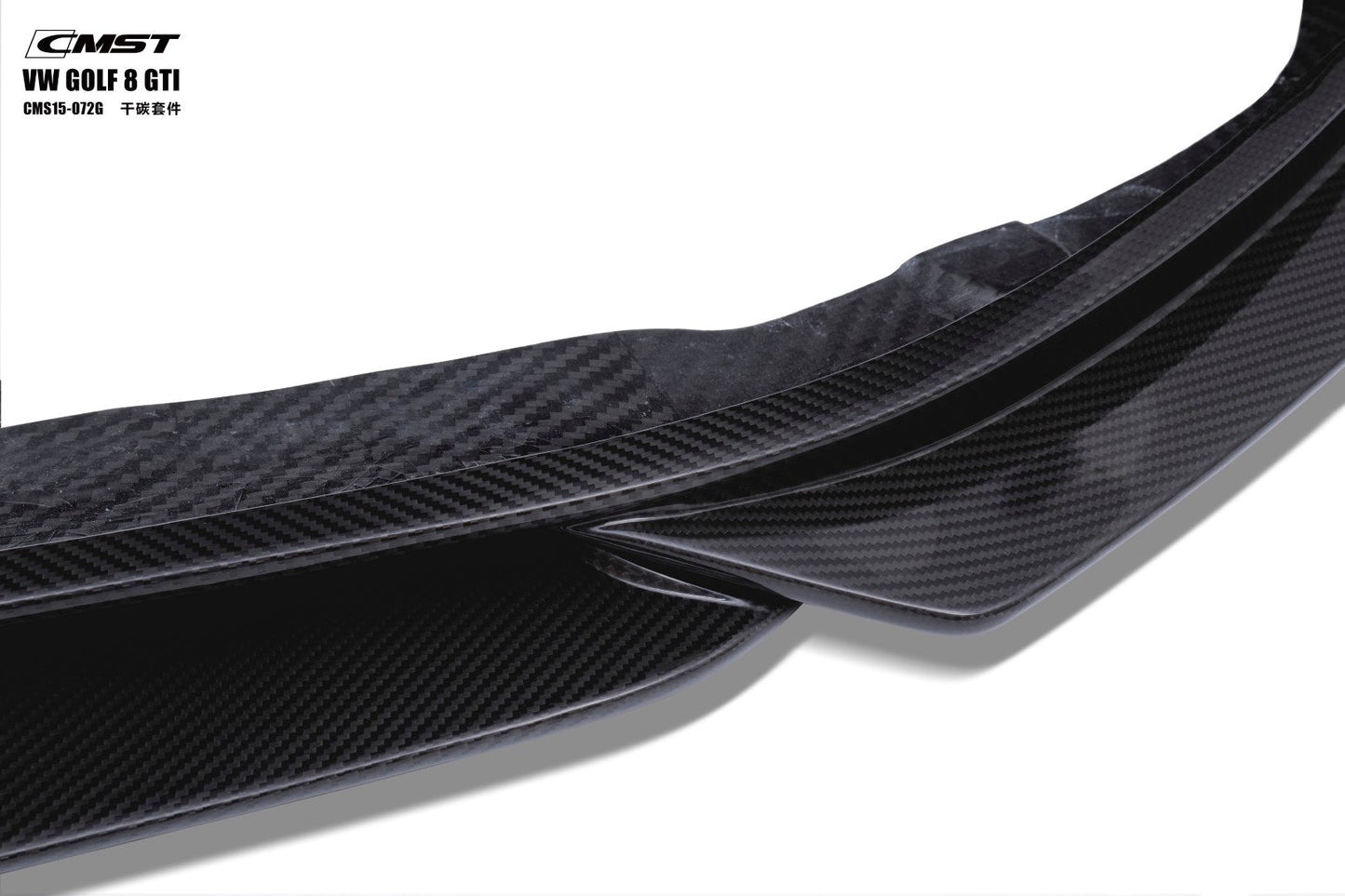 CMST Tuning Carbon Fiber Front Splitter for Volkswagen GTI MK8