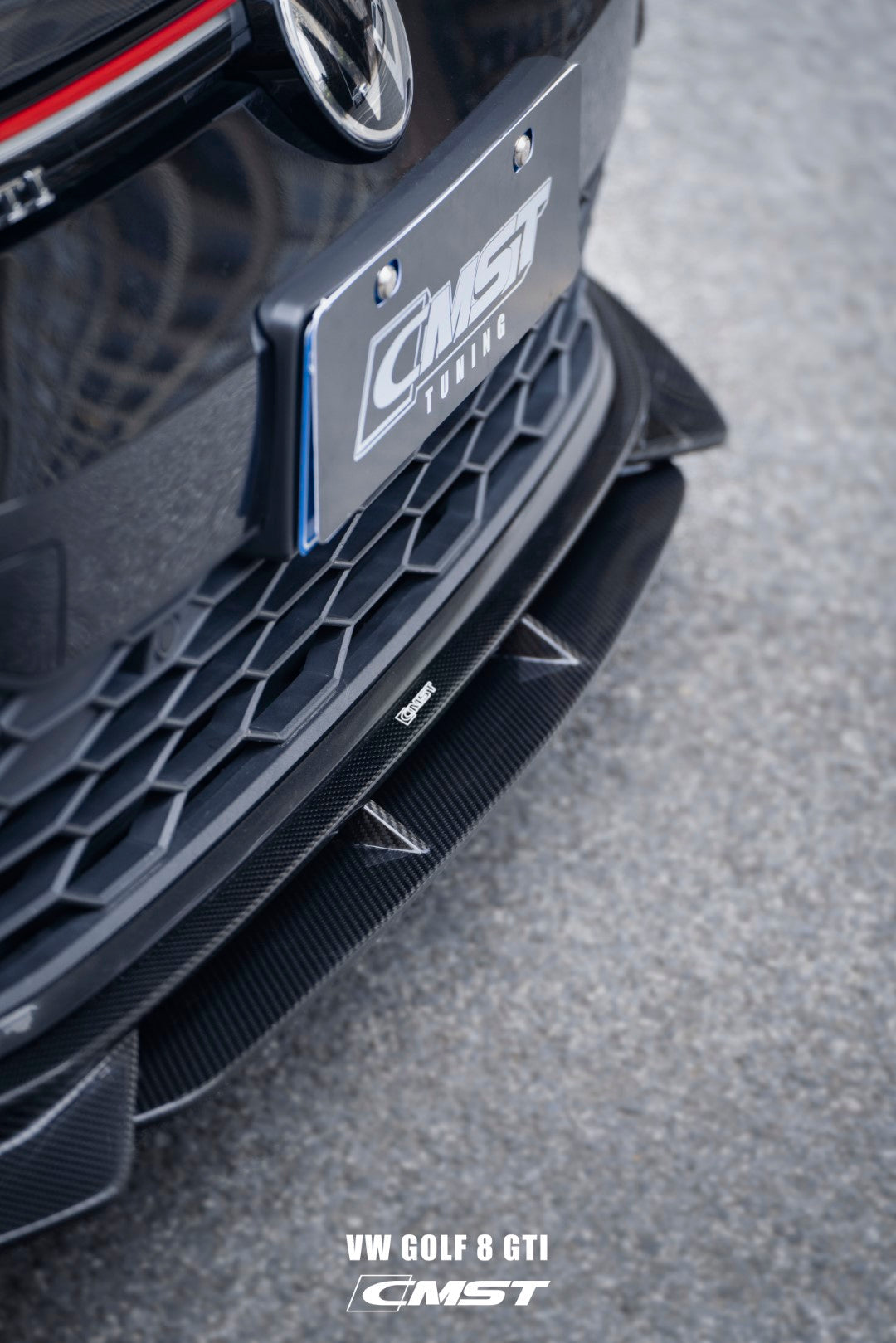 CMST Tuning Carbon Fiber Front Splitter for Volkswagen GTI MK8