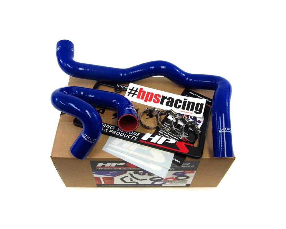 HPS Blue Reinforced Silicone Radiator Hose Kit Coolant for Ford 13-17 Focus ST Turbo 2.0L
