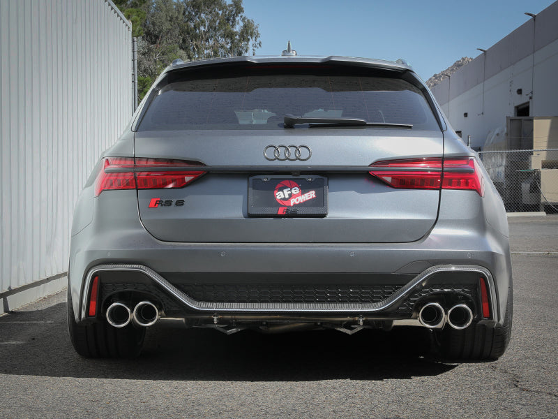 aFe 20-22 Audi RS6 Avant V8 4L(tt) MACH Force-Xp 3in - 49-36448-P-C-Dub Tech