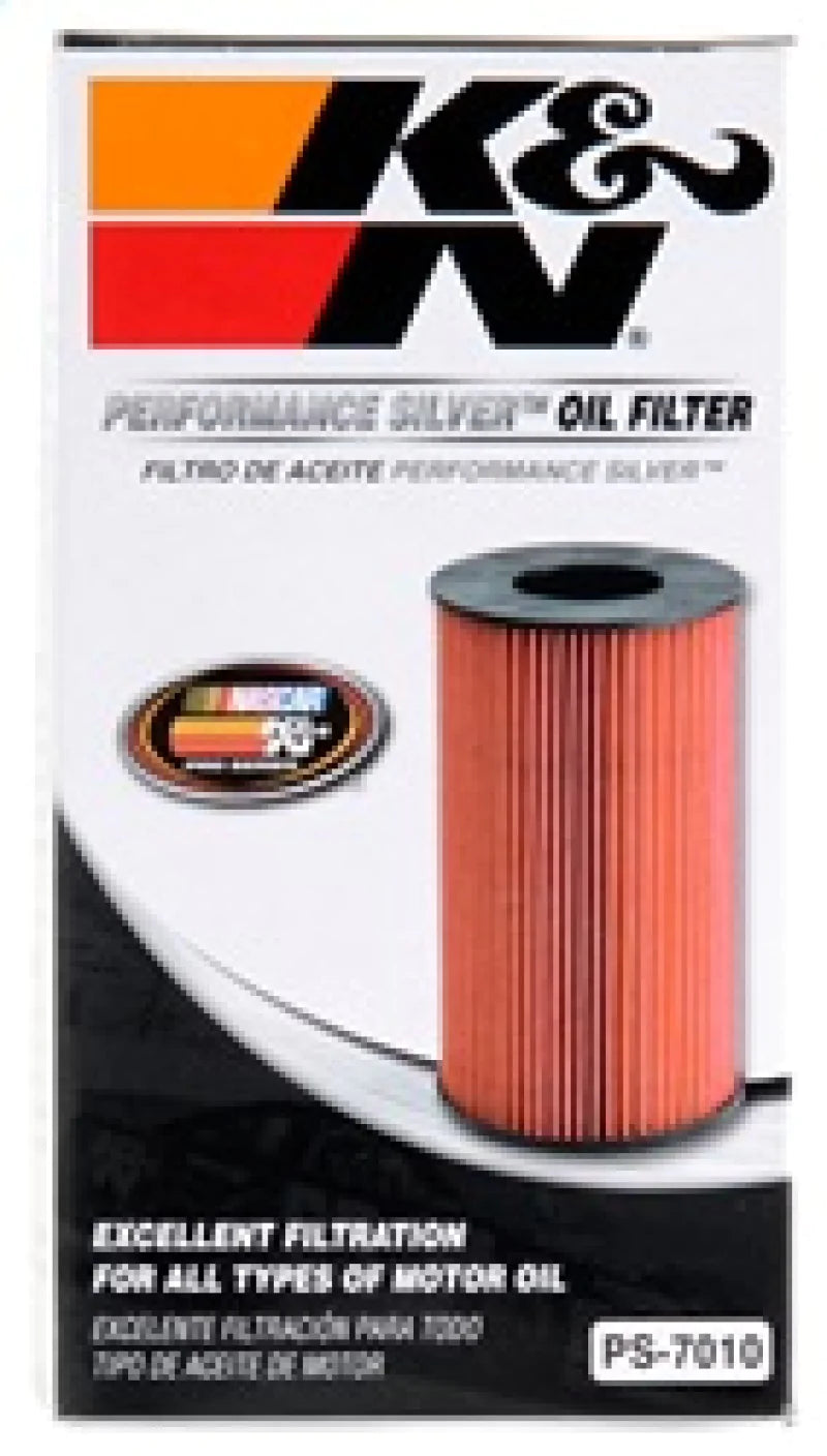 K&N Oil Filter for Audi A3/A4/A6/TT / Volkswagen Golf/Jetta/Passat/Bettle/EOS/GTI/Rabbit - PS-7010