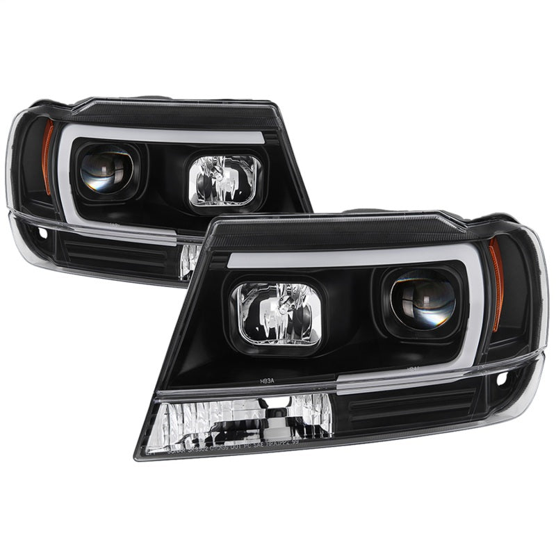 Spyder 99-04 Jeep Grand Cherokee Projector Headlights - Light Bar - 5085221