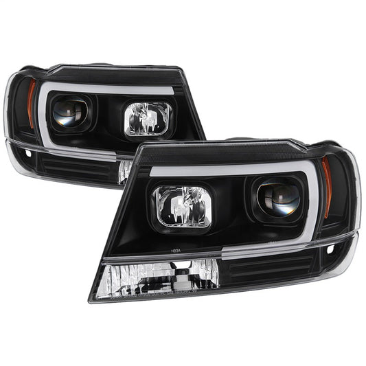 Spyder 99-04 Jeep Grand Cherokee Projector Headlights - Light Bar - 5085221