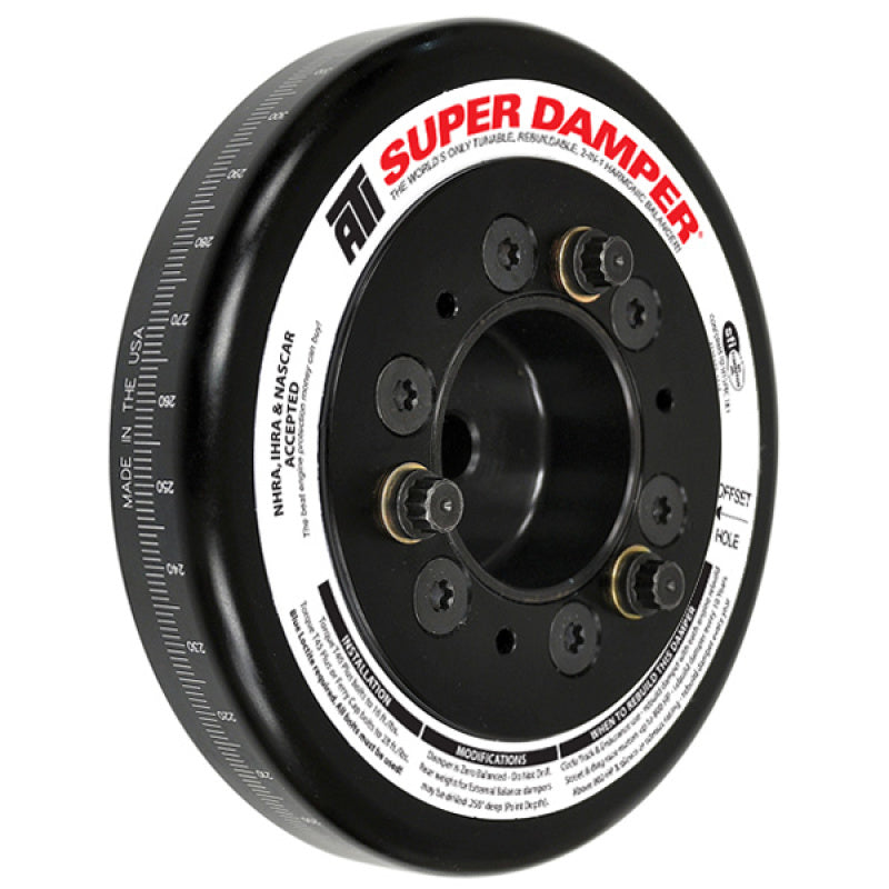 ATI Damper - 7.074in - Alum - 6 Grv - - ATI918482L-C-Dub Tech