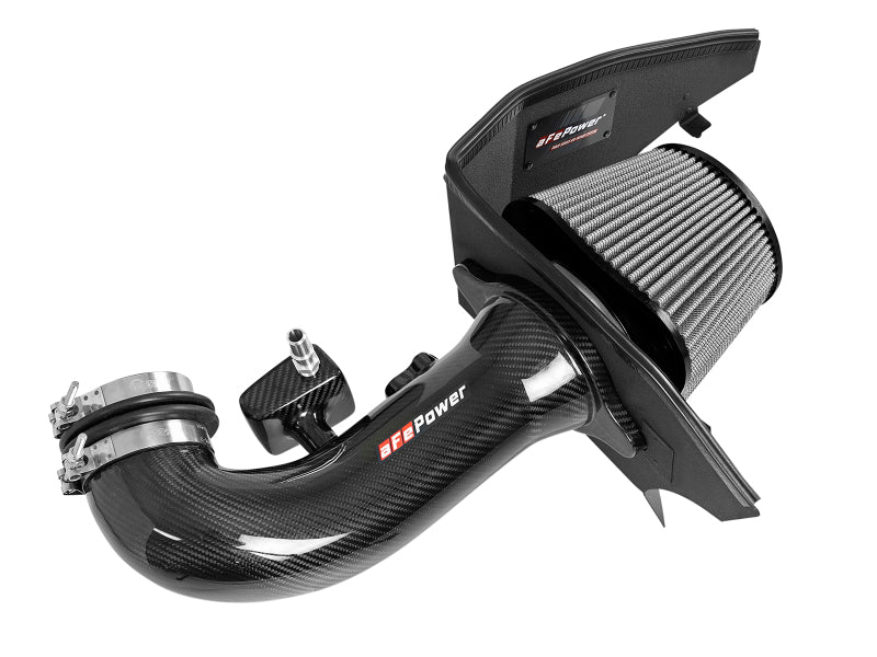 aFe 19-21 GM Trucks 5.3L/6.2L Track Series Carbon Fiber Cold - 57-10015D-C-Dub Tech