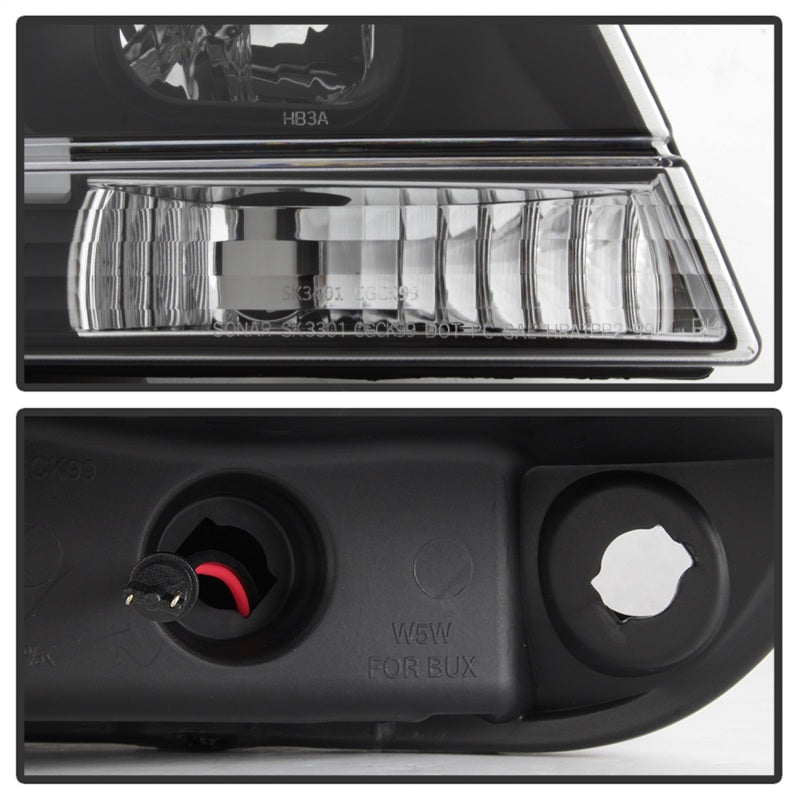 Spyder 99-04 Jeep Grand Cherokee Projector Headlights - Light Bar - 5085221