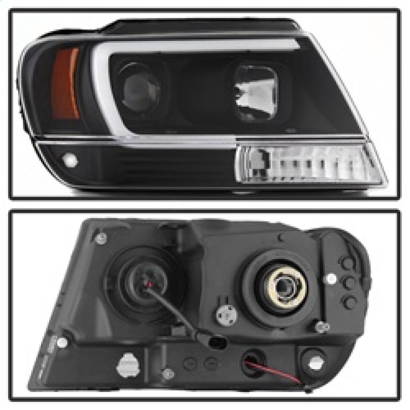 Spyder 99-04 Jeep Grand Cherokee Projector Headlights - Light Bar - 5085221