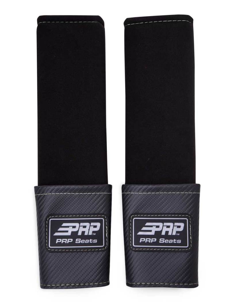 PRP Seatbelt Pads w/Pocket - White Trim - H61-WHITE