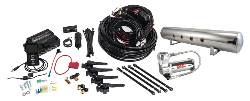 Air Lift Performance 3H (1/4 Air Line 5 Gal Polished - 27793-C-Dub Tech