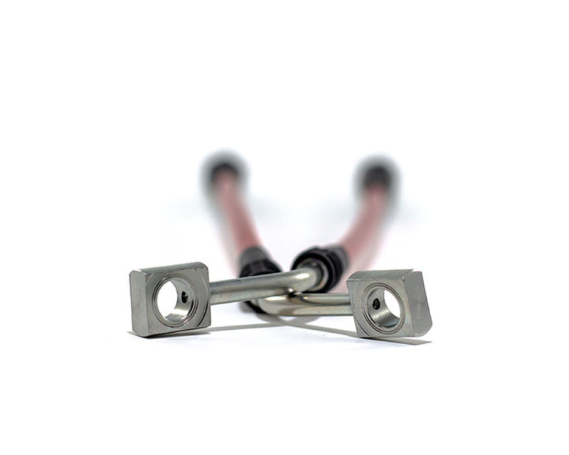 Agency Power 15-20 Audi S3 Rear Steel Braided Brake Lines - AP-S3-410-C-Dub Tech