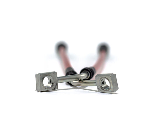 Agency Power 15-20 Audi S3 Rear Steel Braided Brake Lines - AP-S3-410-C-Dub Tech