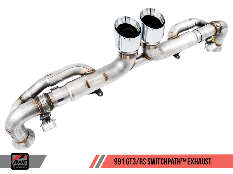 AWE Tuning Porsche 991 GT3 / RS SwitchPath Exhaust - - 3025-33016-C-Dub Tech