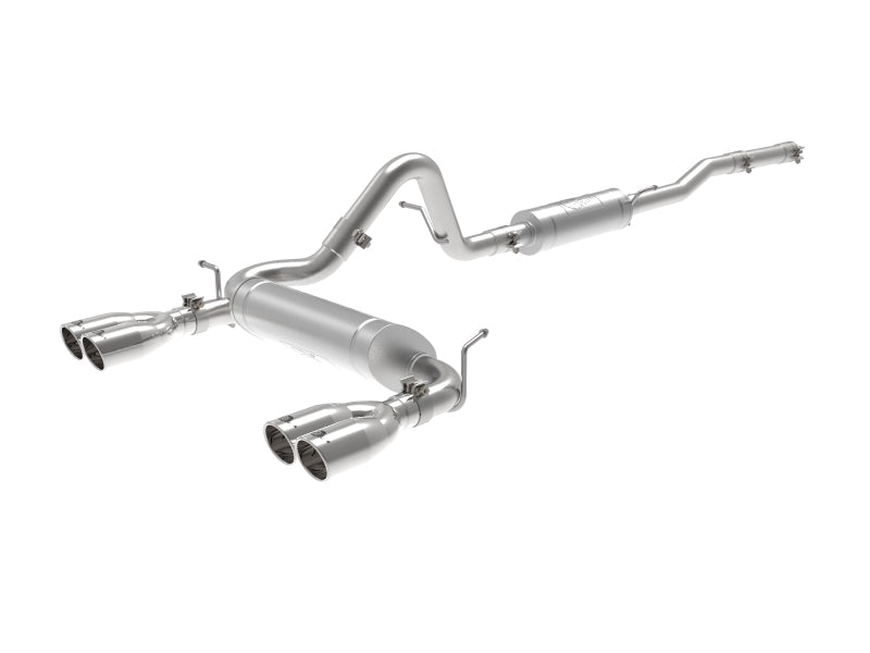 aFe Vulcan Series 2.5in 304SS Cat-Back Exhaust 07-18 Jeep Wrangler - 49-38087-P-C-Dub Tech