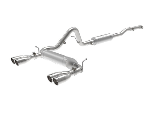 aFe Vulcan Series 2.5in 304SS Cat-Back Exhaust 07-18 Jeep Wrangler - 49-38087-P-C-Dub Tech