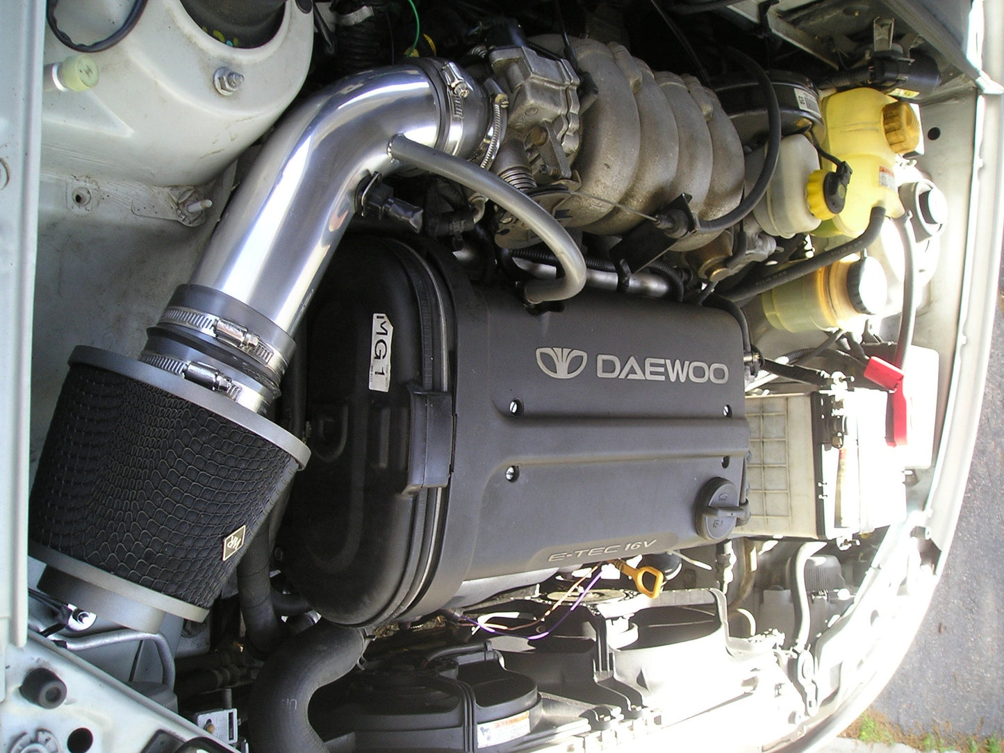 2000-2002 DAEWOO LANOS DRAGON INTAKE RED PIPE-C-Dub Tech