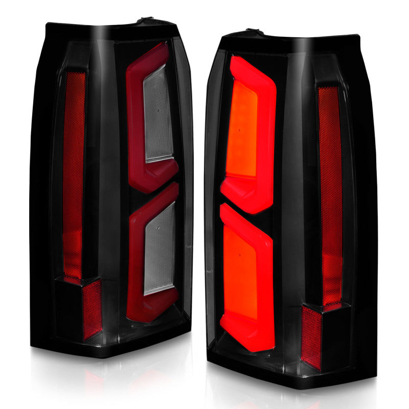 ANZO 2015-2020 Chevrolet Tahoe LED Tail Lights w/ Light Bar - 311375-C-Dub Tech