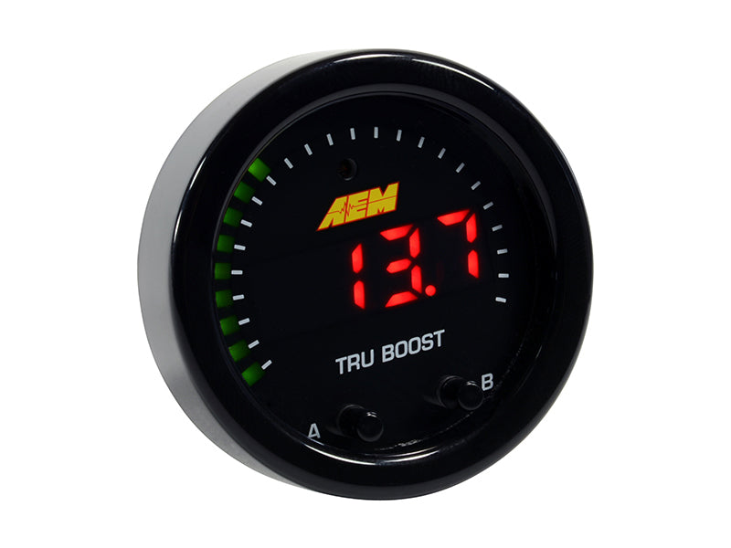 AEM X-Series Tru-Boost Controller Gauge w/ Boost Control Solenoid 80PSIg - 30-0352-C-Dub Tech