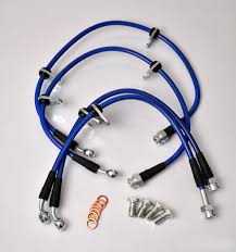 Deft Motion Stainless Steel Brake Lines For Nissan 350Z 02-07 Infiniti G35 02-04 RWD W/ Brembo