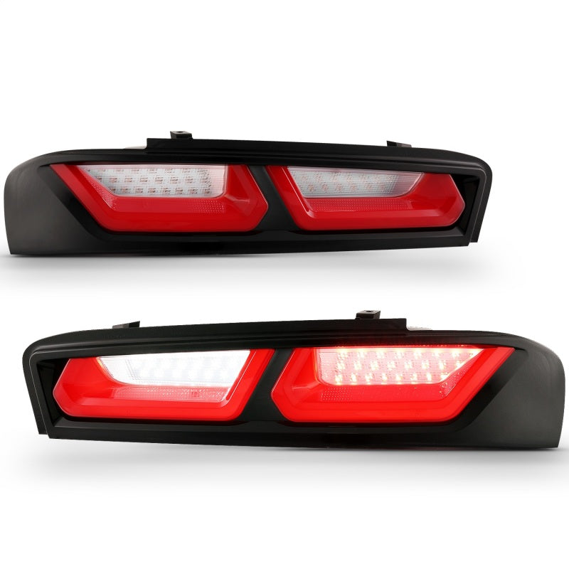 ANZO 2016-2018 Chevrolet Camaro L.E.D T.L Red/Clear - 321349-C-Dub Tech