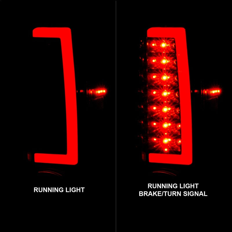 ANZO 2004-2012 Chevrolet Colorado/ GMC Canyon LED Tail Lights w/ - 311383-C-Dub Tech