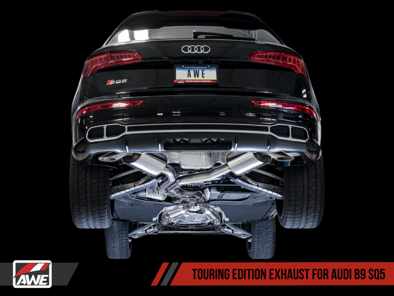 AWE Tuning Audi B9 SQ5 Non-Resonated Touring Edition Cat-Back Exhaust - 3020-31022-C-Dub Tech