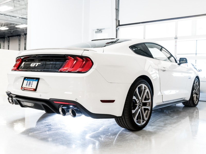 AWE Tuning 2018+ Ford Mustang GT (S550) Cat-back Exhaust - - 3020-42064-C-Dub Tech