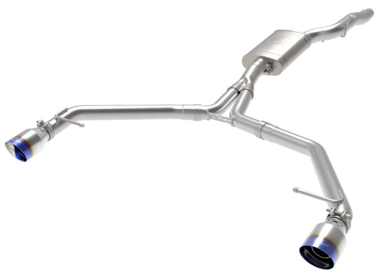 afe MACH Force-Xp 13-16 Audi Allroad L4 SS Axle-Back Exhaust - 49-36437-L-C-Dub Tech