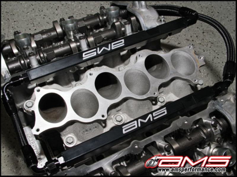 AMS Performance 2009+ Nissan GT-R R35 Alpha Fuel Rail Kit - ALP.07.07.0002-4-C-Dub Tech