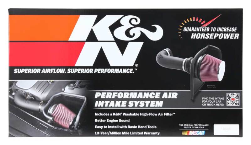 K&N 19-20 Jeep Cherokee L4-2.4L Performance Air Intake Kit - 77-1577KS