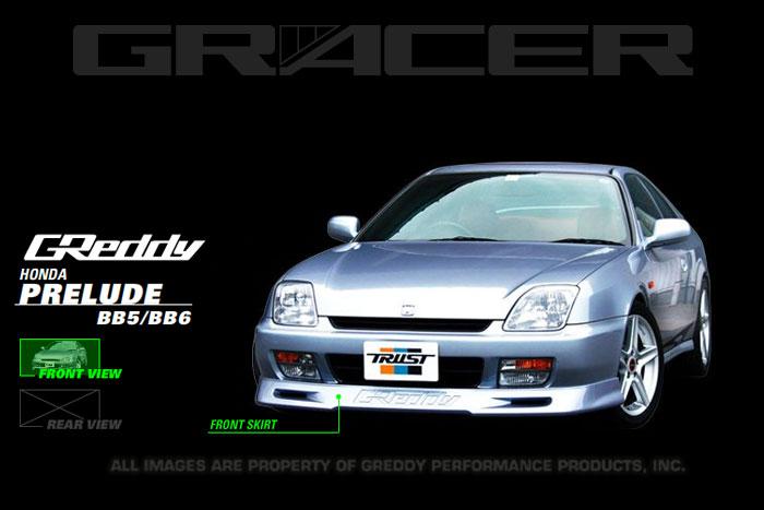 GReddy 97-01 Honda Prelude Urethane Front Lip Spoiler ** Must - 17050062