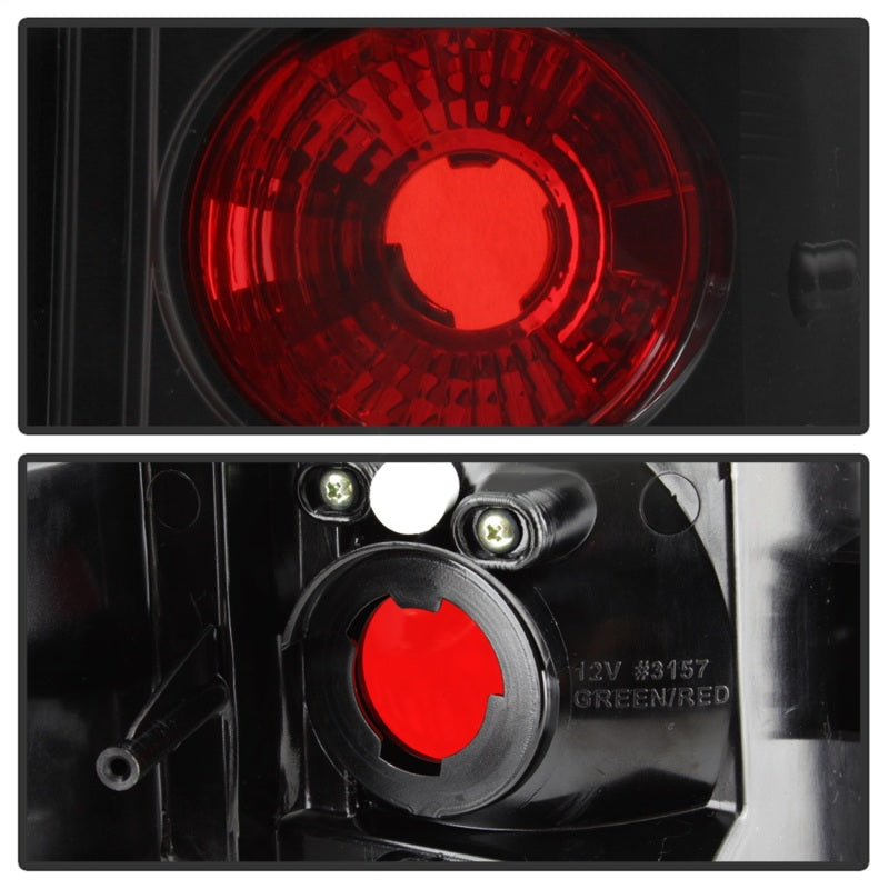 Spyder Jeep Grand Cherokee 05-06 Euro Style Tail Lights Black - 5005502