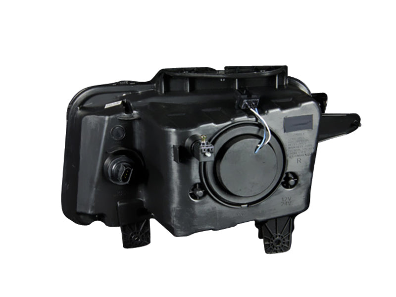 ANZO 2010-2013 Chevrolet Camaro Projector Headlights w/ Halo Black (CCFL) - 121312-C-Dub Tech