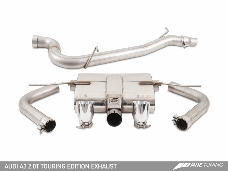 AWE Tuning Audi 8V A3 Touring Edition Exhaust - Dual - 3015-32056-C-Dub Tech