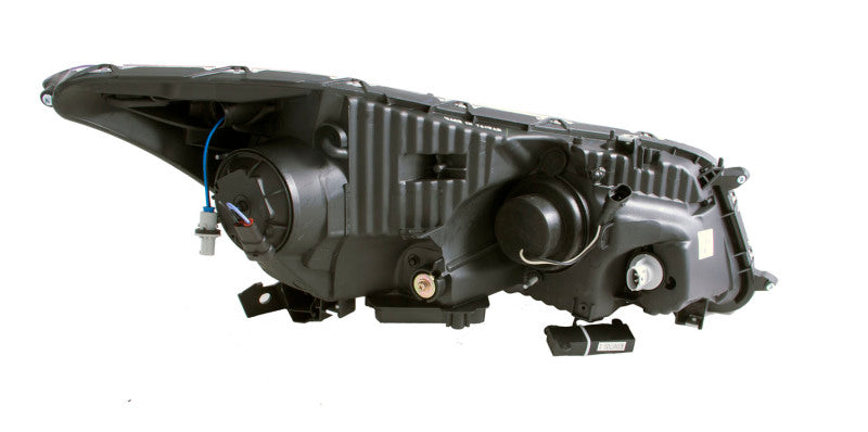 ANZO 2008-2012 Honda Accord Projector Headlights w/ U-Bar Black - 121483-C-Dub Tech