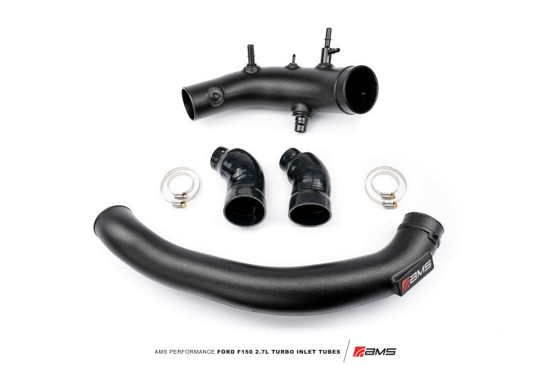 AMS Performance 15-20 Ford F-150 2.7L EcoBoost Turbo Inlet Tubes - AMS.44.08.0001-1-C-Dub Tech