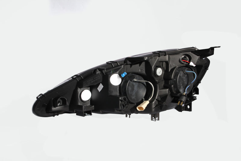 ANZO 2005-2006 Acura Rsx Projector Headlights w/ Halo Black - 121197-C-Dub Tech