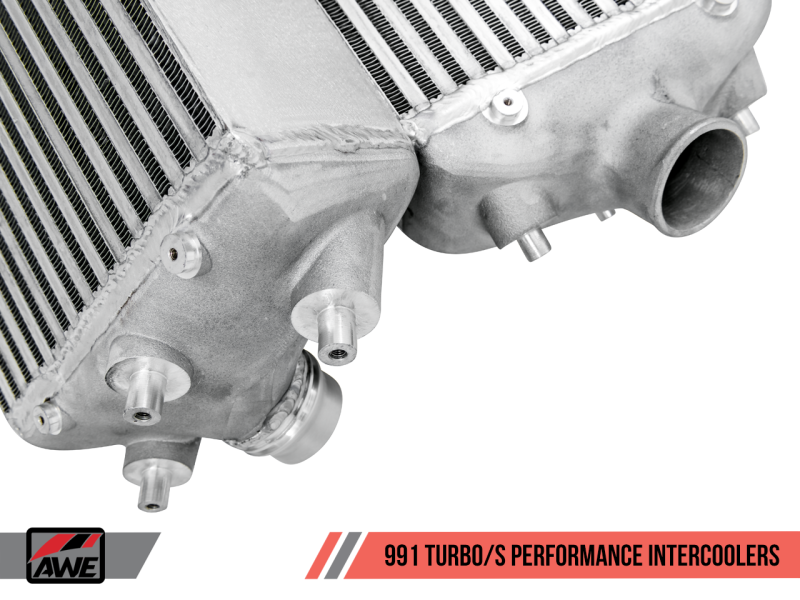 AWE Tuning Porsche 991 (991.2) Turbo/Turbo S Performance Intercooler Kit - 4510-11050-C-Dub Tech