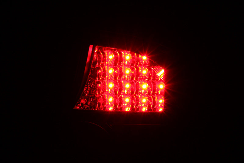 ANZO 2004-2005 Honda Civic LED Taillights Black - 321035-C-Dub Tech