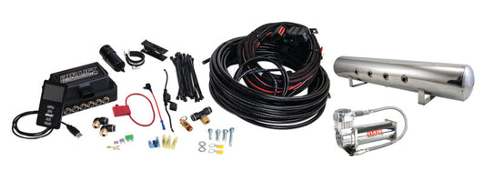 Air Lift Performance 3P (3/8 Air Line 5 Gal  Polished - 27788-C-Dub Tech