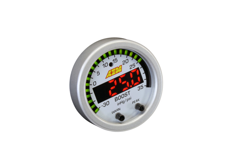 AEM X-Series Boost Pressure -30inHg 35psi Gauge - 30-0306-C-Dub Tech