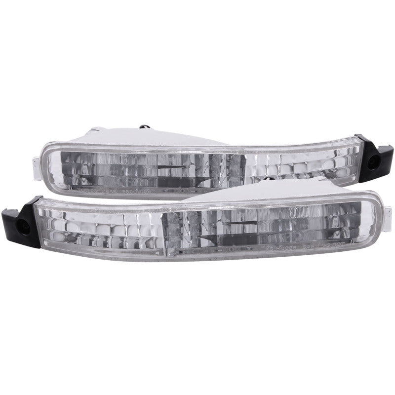 ANZO 1992-1993 Honda Accord Euro Parking Lights Chrome - 511007-C-Dub Tech