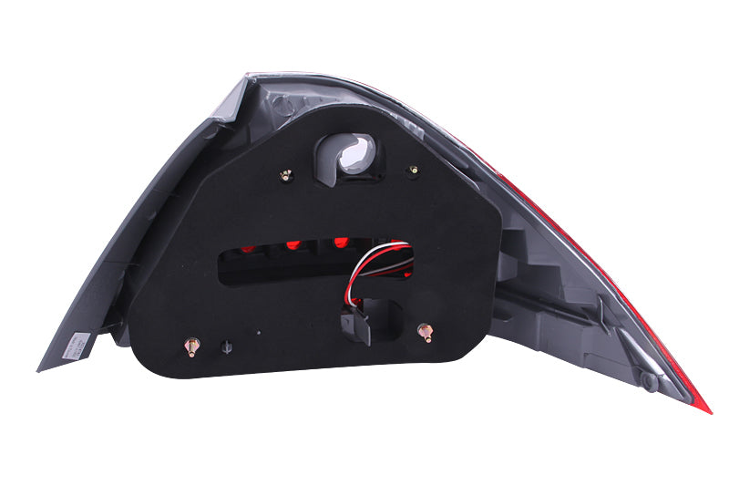 ANZO 2006-2007 Honda Accord Taillights Red/Clear - 221143-C-Dub Tech